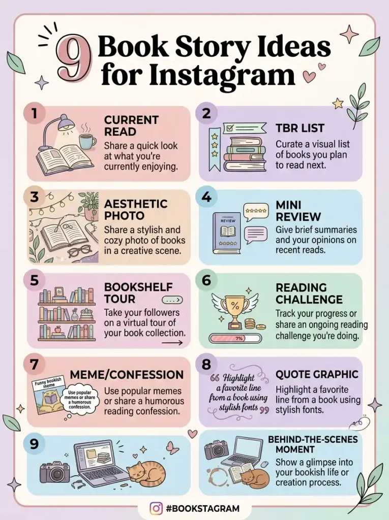 Book Story Ideas for Instagram