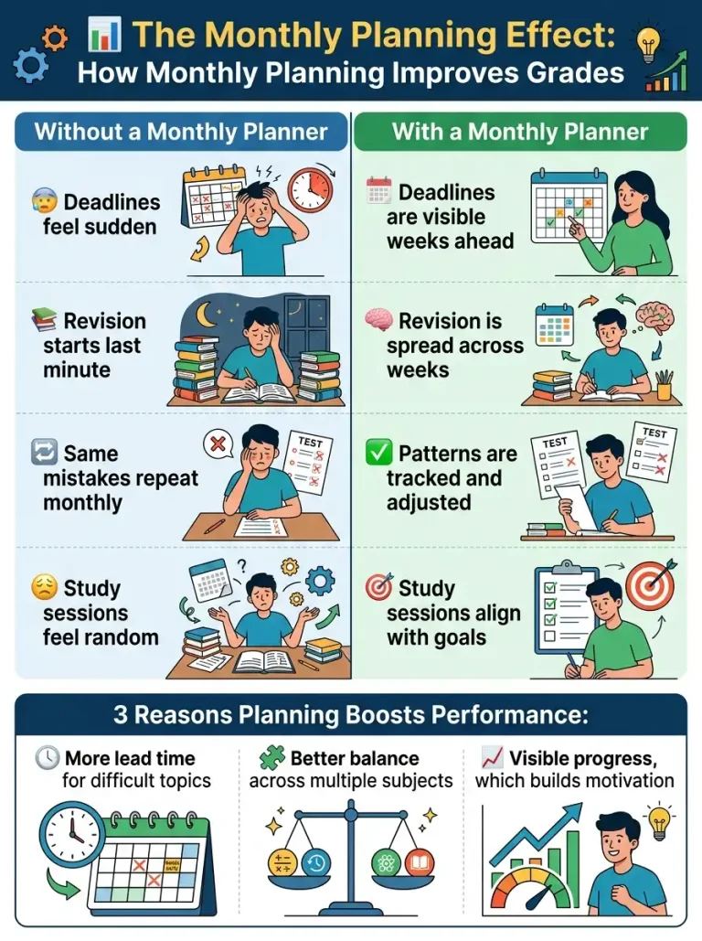 9 Monthly Study Planner Free Printable Templates PDF