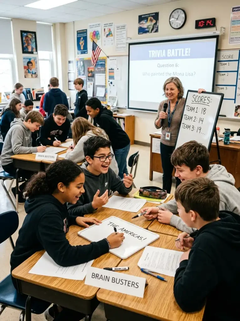 Fun Classroom Activities for Middle School