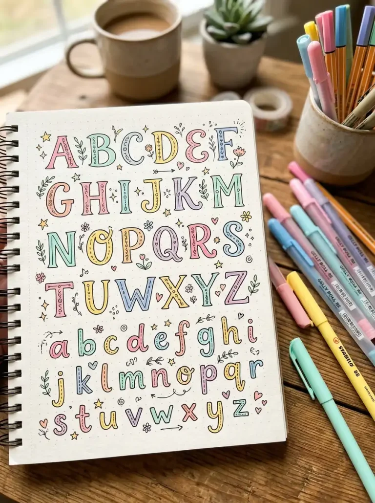 10 Handwriting Ideas for Alphabets to Try