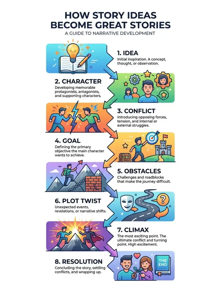 Story Writing Ideas Inspiration Creative 