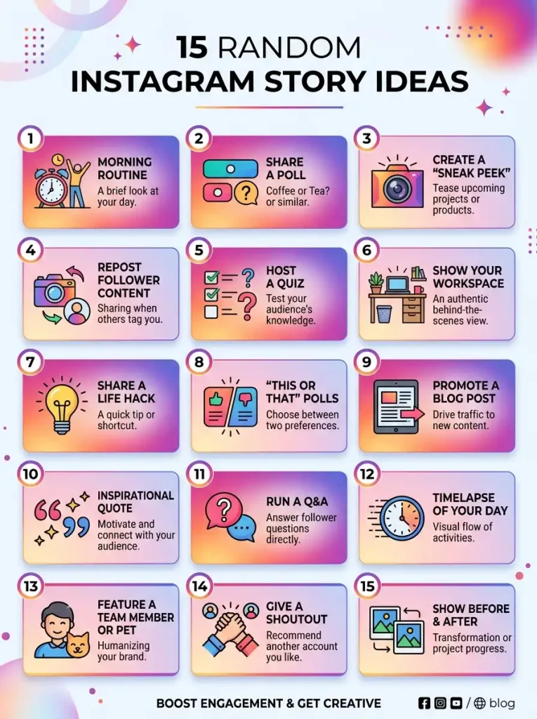 Random Story Ideas for Instagram