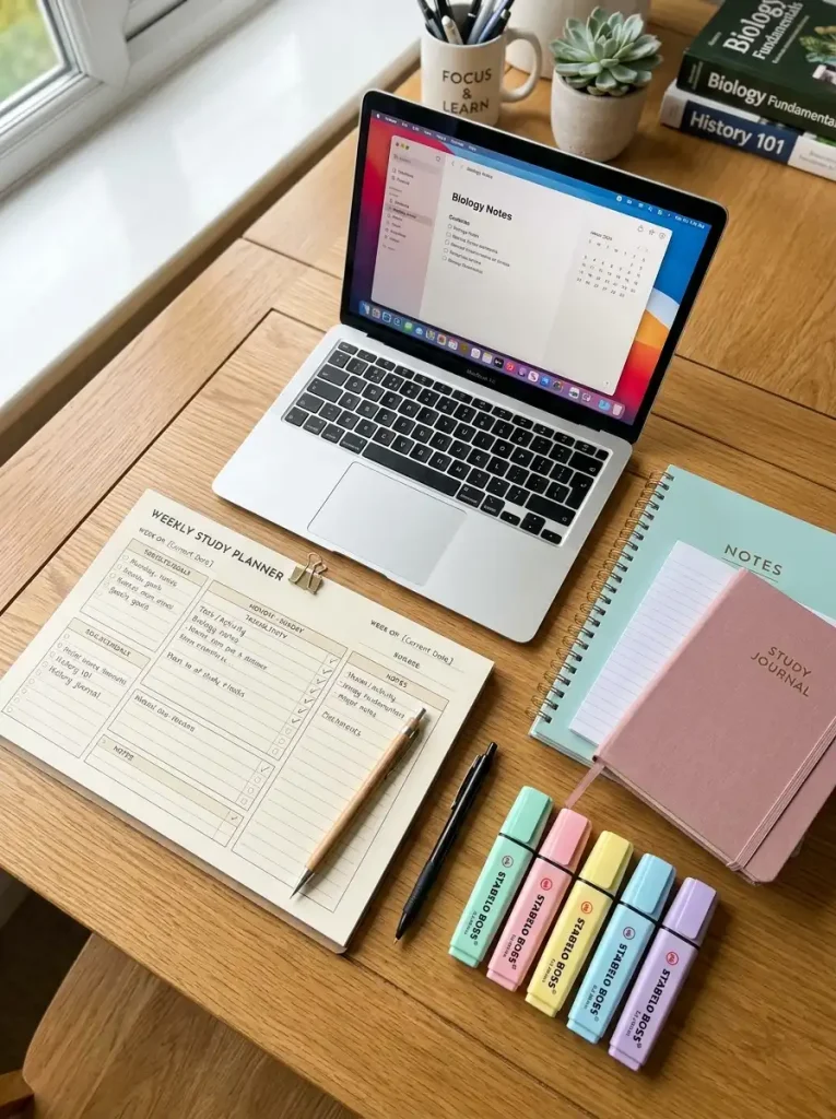 Study Planner Printable Free PDF