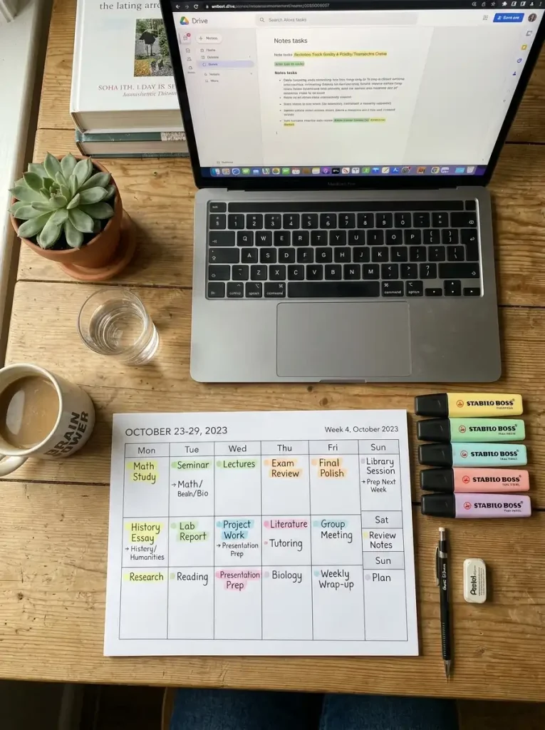 Study Planner Templates