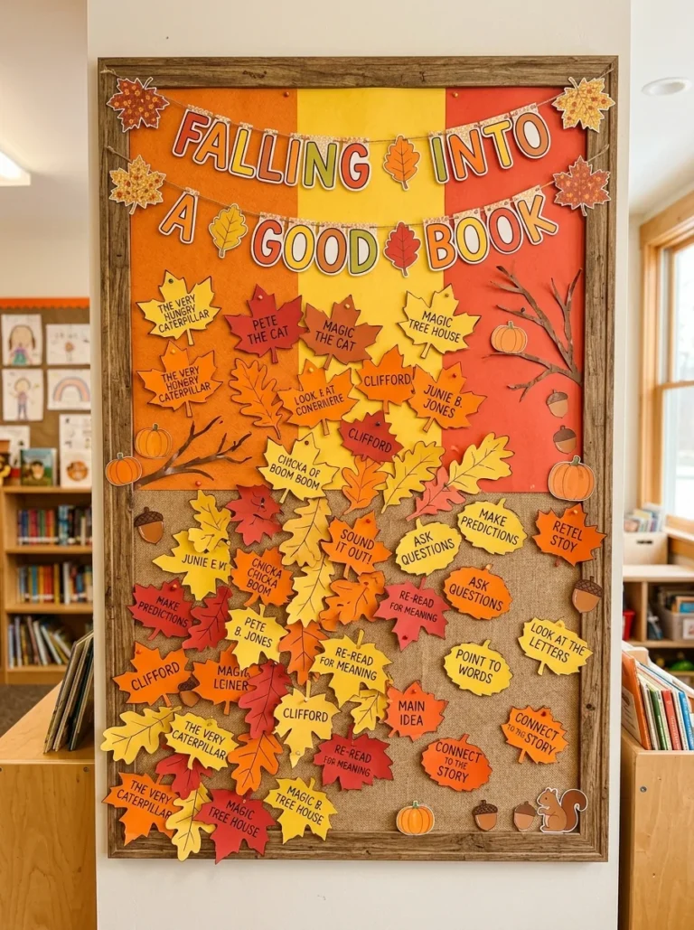 14 Fall Bulletin Board work Ideas for 1st Grade