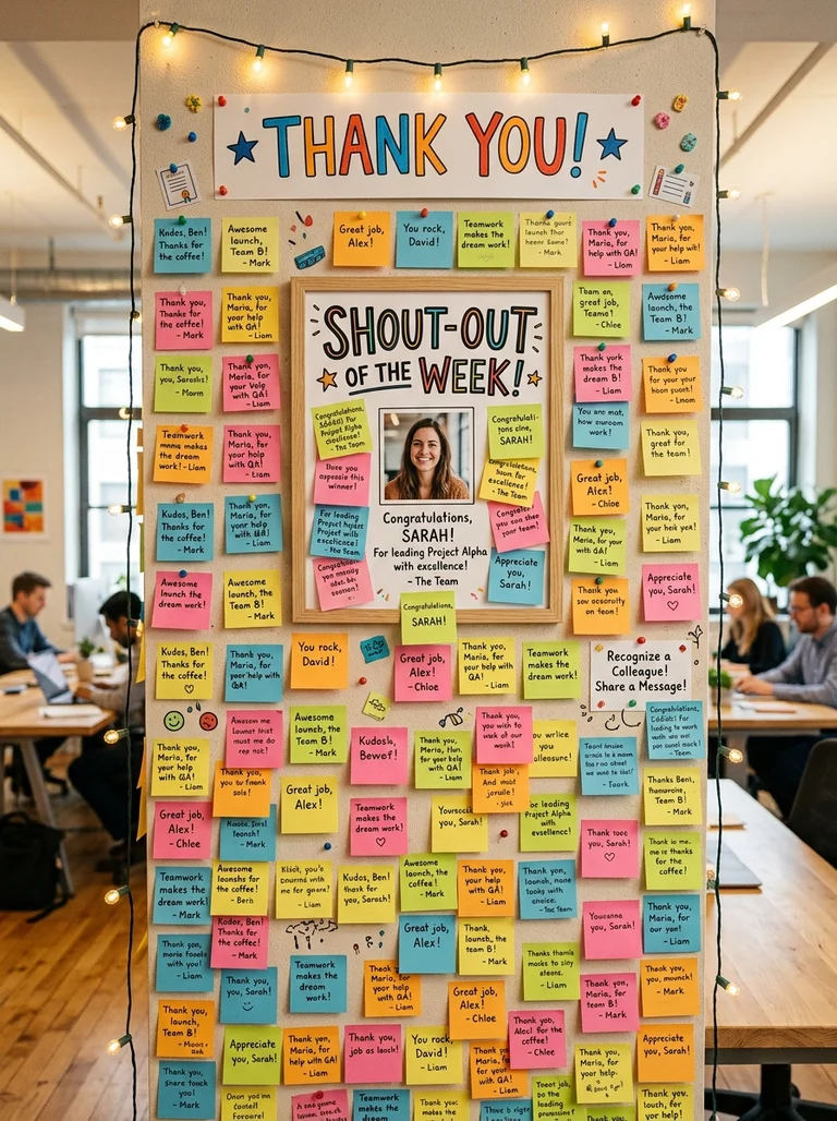 17 Shout-Out Employee Bulletin Boards