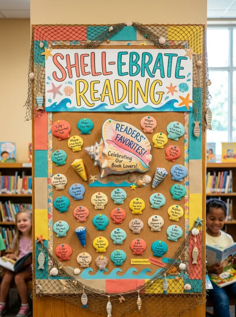 15 Shell-Themed Library Bulletin Board Ideas