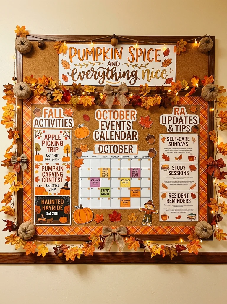12 October RA Bulletin Boards for College Dorms
